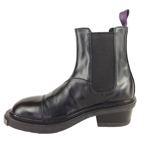 Eytys Nikita Leather Chelsea Boots 40 M 7.5 W 9 Unisex Black $370 - Picture 9 of 16
